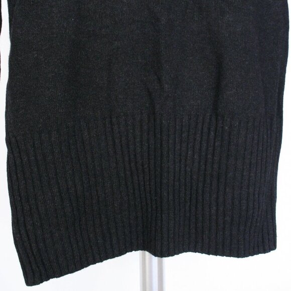 Aritzia Azure Skies Lenox Angora Cashmere Black‎ Midi Open Cardigan Sz XXS - Picture 10 of 14
